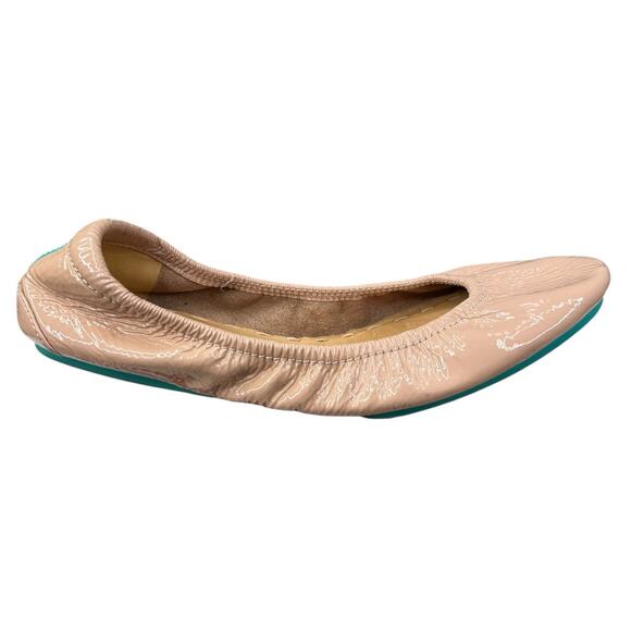 Tieks By Gavrieli Women’s Cream Patent Leather Flat Size US 7 - Picture 1 of 11